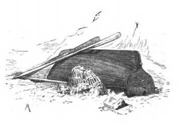 [An overturned boat]