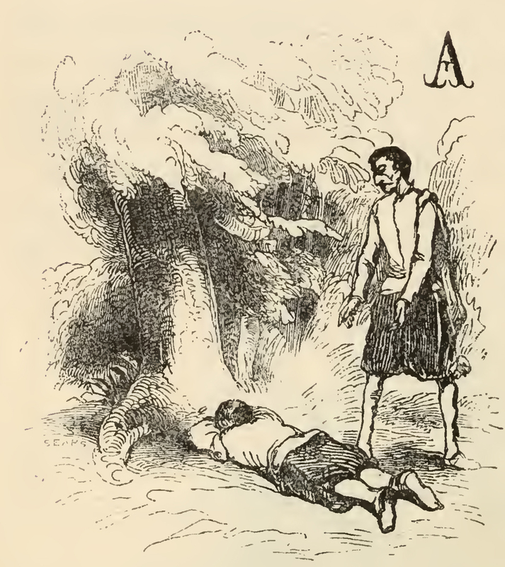 [Don Quixote Wakes up Sancho from his Slumber]