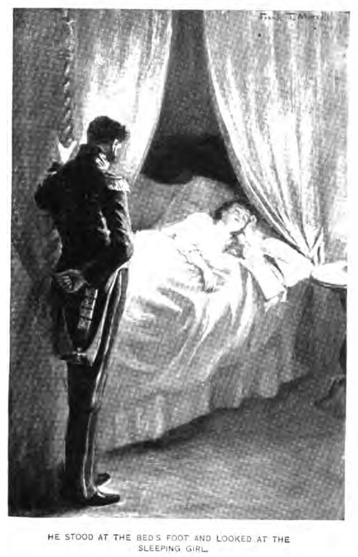 He stood at the bed’s foot and looked at the sleeping girl