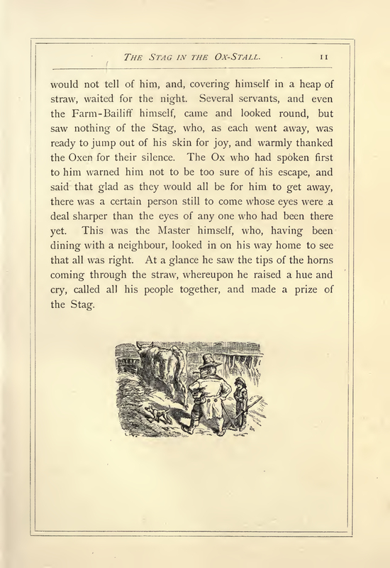 The Stag in the Ox-Stall