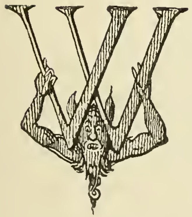 [Vanity Fair Vol. I Chapter II Inhabited Initial]