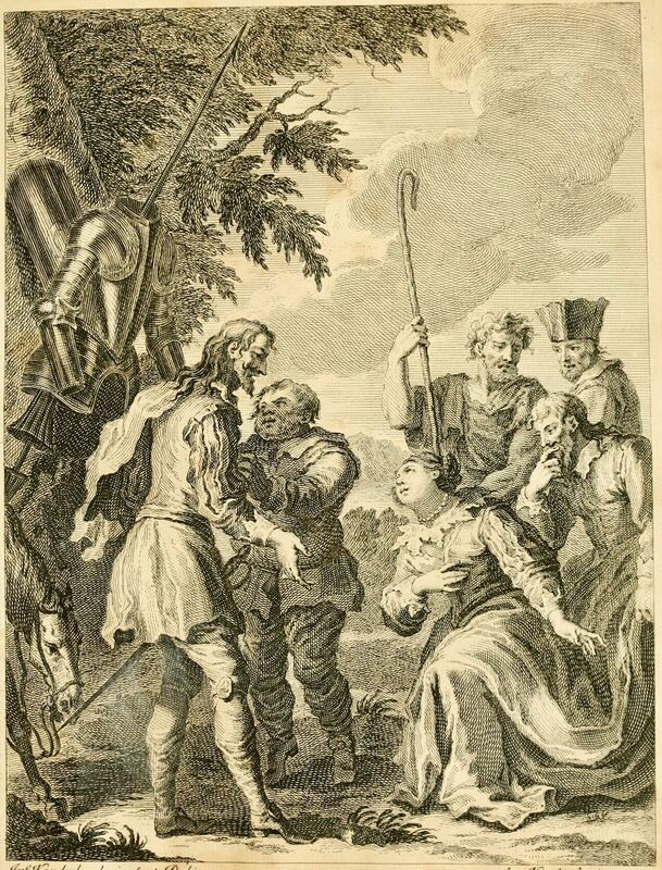 [Don Quixote meets princess Micomicona]