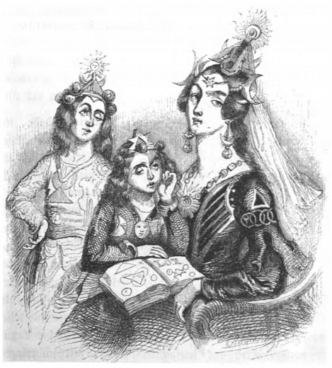 [The Queen of Laputa and her children]