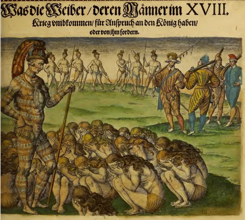 Was die Weiber, deren Männer im Krieg umbkommen, für Anspruch an den König haben, oder von ihm fordern. XVIII.