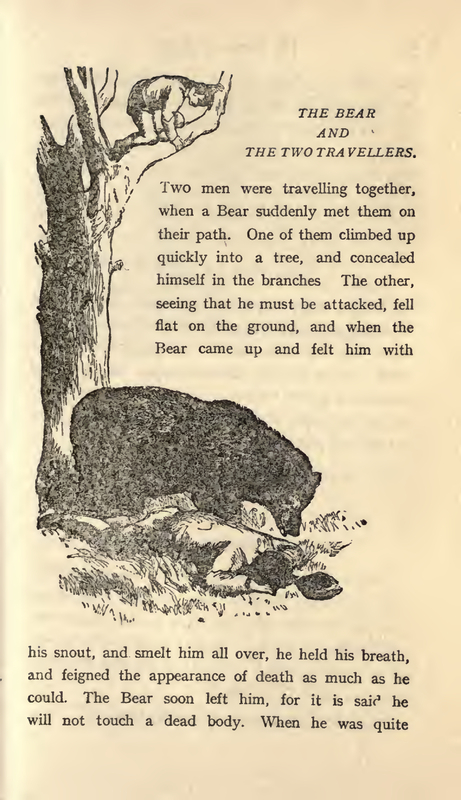 The Bear and the Two Travellors
