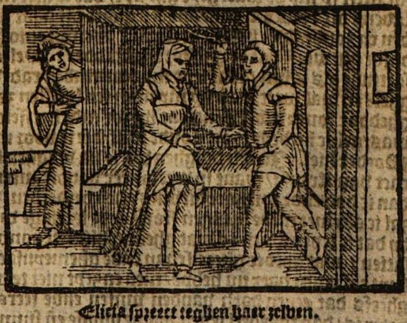 [Act XVII] Elicia spreect teghen haer zelven.