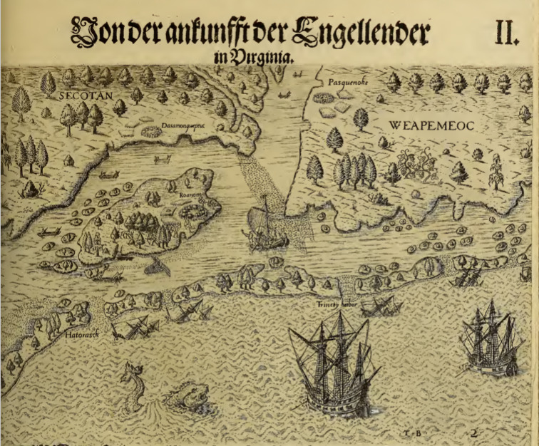 Sonder anfunfft der Engellender in Virginia. II.