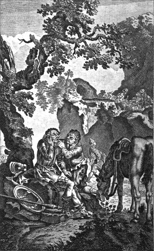 [Sancho Checks the Condition of Quixote's Teeth]