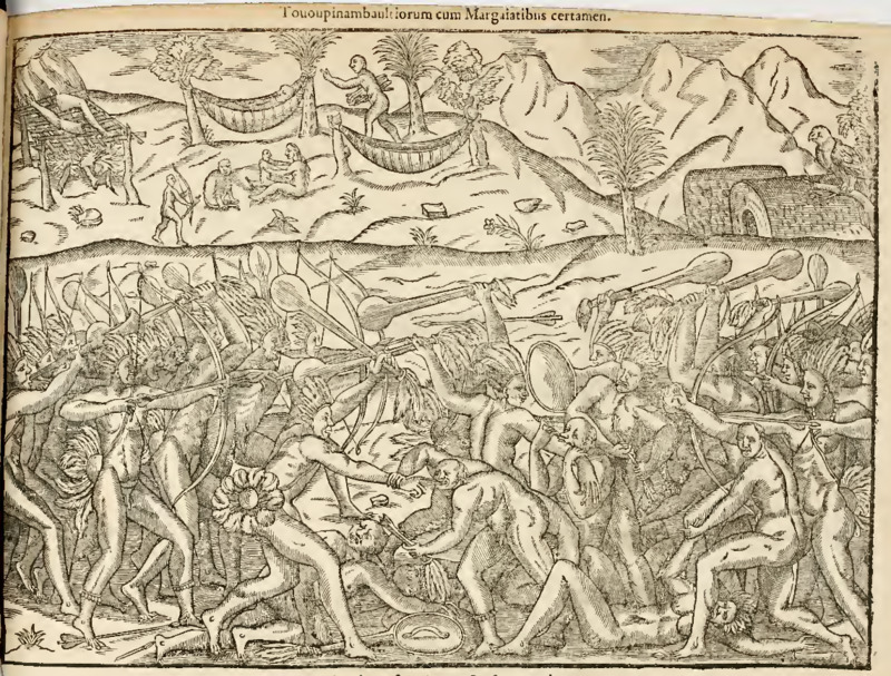 Tououpinambaultiorum cum Margaiatibus certamen