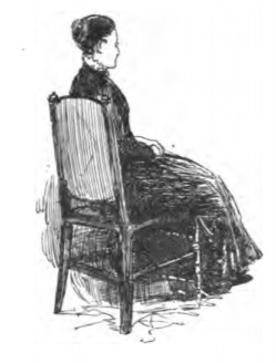 [Jane Eyre sits in a chair looking at Mr. Rochester]