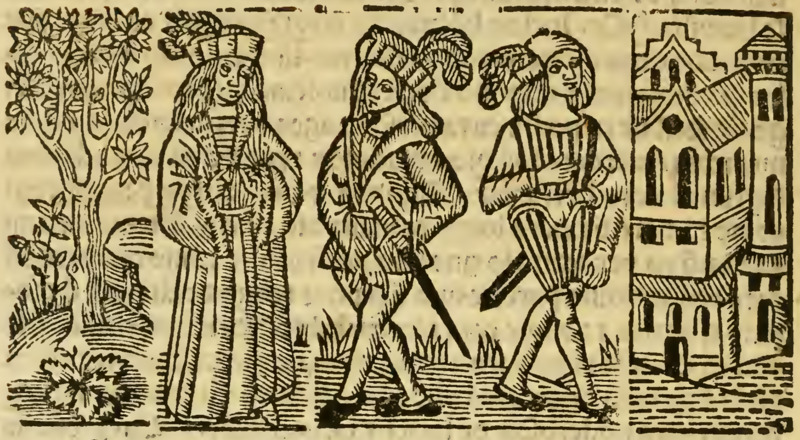 [Act II – Calisto Talks with Pármeno While Sempronio Leaves to Visit Celestina]