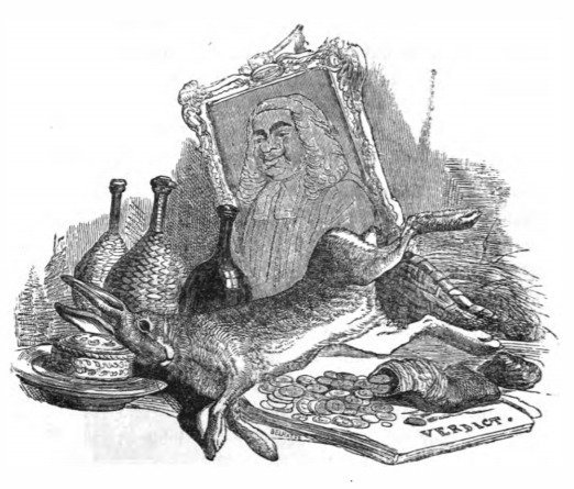 [Symbols of bribery of the English legal system]