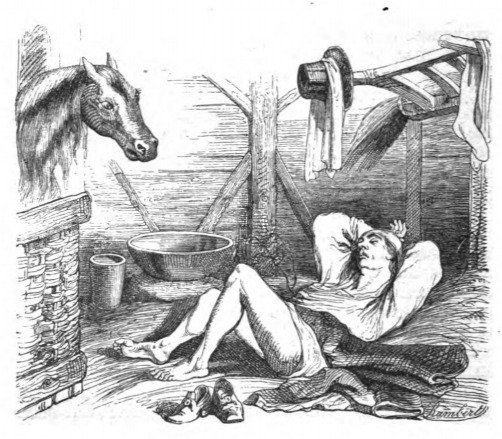 [The Houyhnhnms discover how Gulliver’s clothes work]