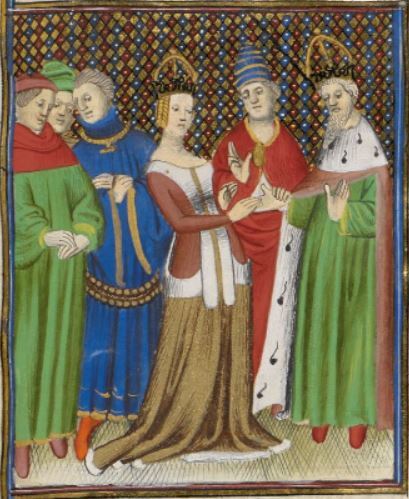 Cy sensuit histoire de costace empere et royne de scecille