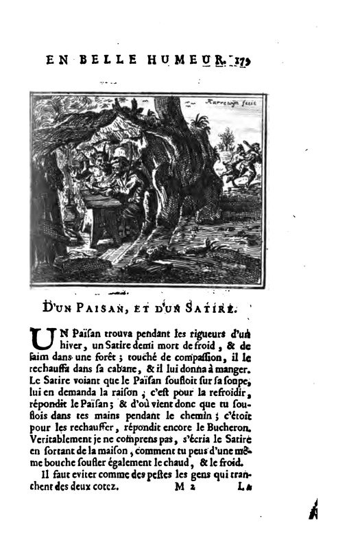 D'Un Paisan, Et D'Un Satire