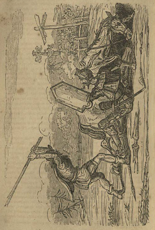 [Of How Don Quixote was Beaten with a Stick]