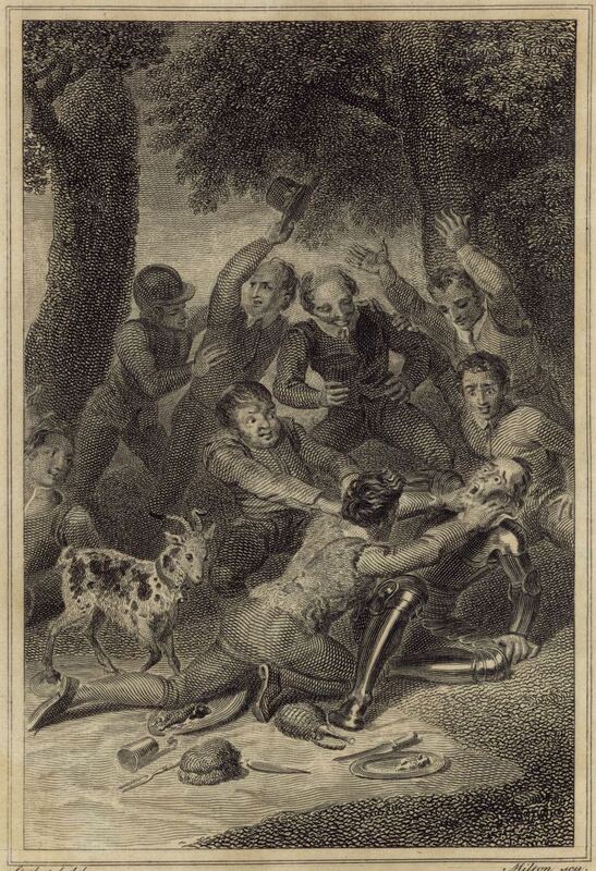 The Quarrel between Don Quixote & the Goatherd