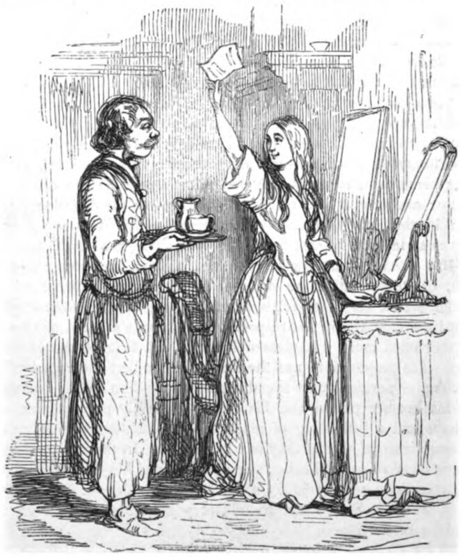 [Rawdon and Rebecca Receive a Letter]