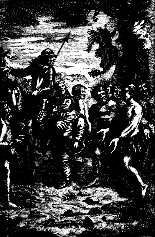 [Having Been Freed, the Galley-Slaves Gather Around Don Quixote to Know his Pleasure]