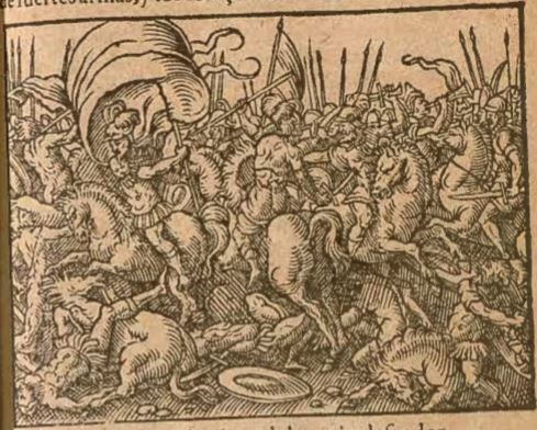 Batalla entre los Griegos y Troyanos